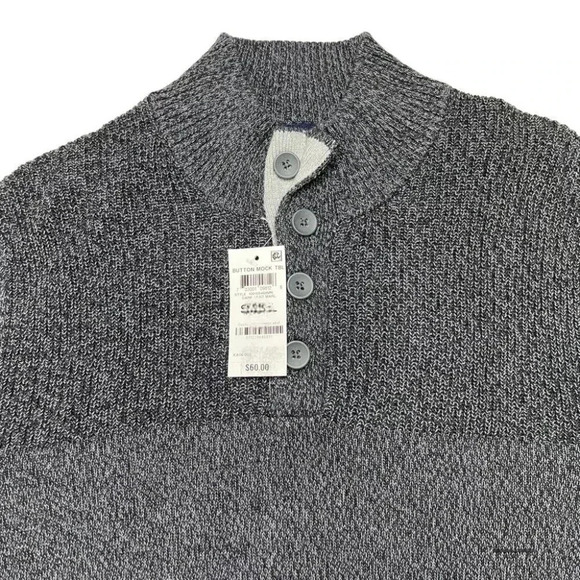Club Room Dark Grey Marl Cotton Mens Sweater Size Small - Picture 2 of 9